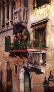  1877 Oil Painting - Venice 1877 William Merritt Chase